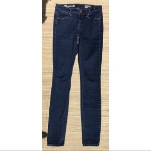 Madewell Skinny Skinny Dark Wash